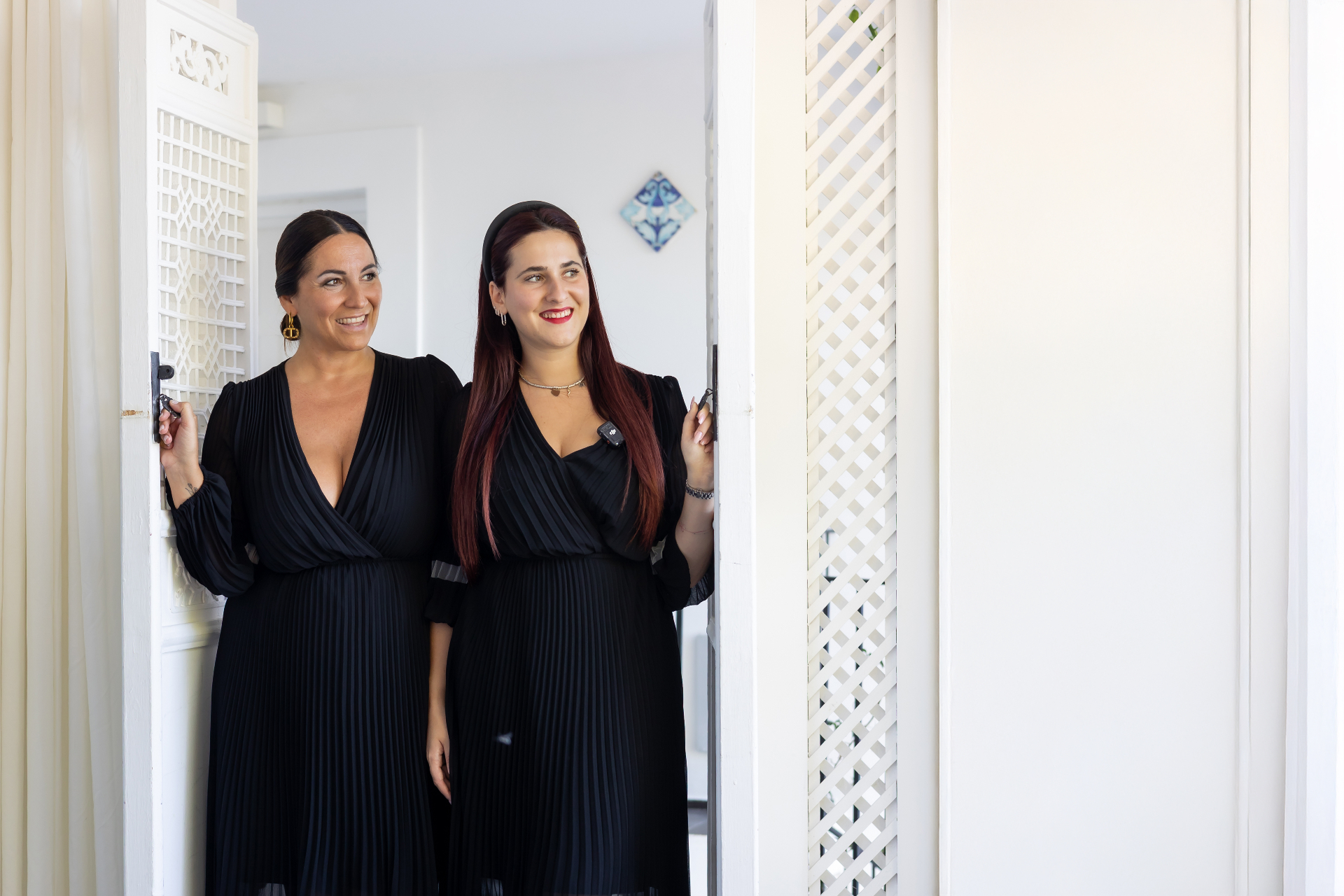 Francesca e Martina in atelier